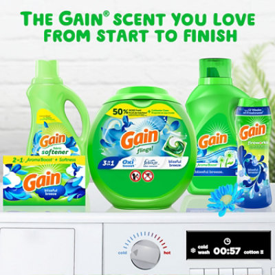 Gain Fabric Softener Dryer Sheets Blissful Breeze - 120 CT - Image 7