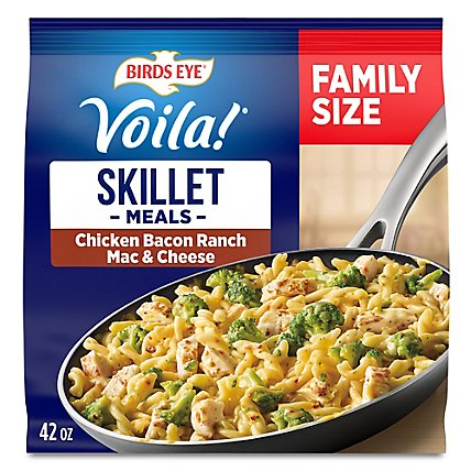 Birds Eye Voila Family Size Chicken Bacon Ranch Mac And Cheese Skillet Frozen Meal - 42 Oz - Image 2