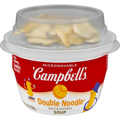 Campbell's Double Noodle Soup with Goldfish Crackers - 7.35 Oz - Image 1