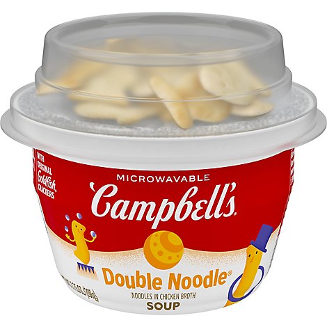 Campbells Soup Double Noodle & Goldfish - 7.35 OZ