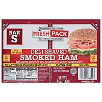 Bar S Fresh Packed Deli Shaved Smoke Ham Lunch Meat - 4 OZ - Image 2