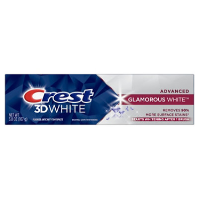 Crest 3dw Tthpst Glamorous White - 3.8 OZ - Image 2