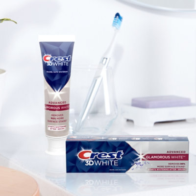 Crest 3dw Tthpst Glamorous White - 3.8 OZ - Image 7