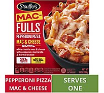Stouffers Mac Fulls Pepperoni Pizza Mac And Cheese Bowl Frozen Entree - 14 Oz