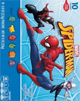 Betty Crocker Spiderman Fruit Snacks 10 Count - 8 OZ - Image 6