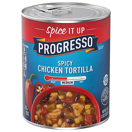 Progresso Spicy Chicken Tortilla Soup - 18.5 OZ - Image 2