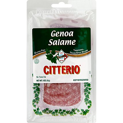 Citterio All Natural Genoa Salame - 3 OZ - Image 2