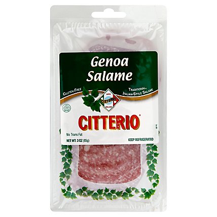 Citterio All Natural Genoa Salame - 3 OZ - Image 1