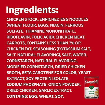 Campbells Healthy Request Chicken Noodle Soup - 10.75 OZ - Image 6