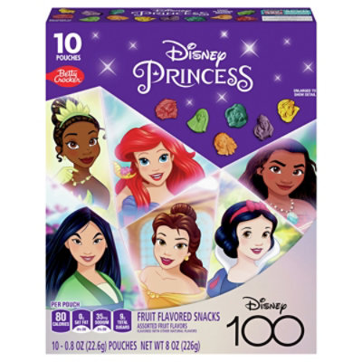 Betty Crocker Disney Princess Fruit Snacks 10 Count 8 Oz Jewelosco