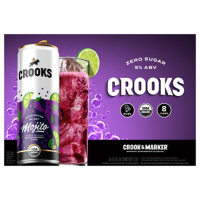 CROOKS Blackberry Lime Mojito In Cans - 8-11.5 Oz - Image 3