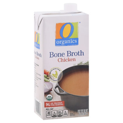O Organics Broth Chicken Bone - 32 OZ