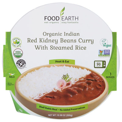 Food Earth Entree Bean Curry Rice - 10.58 OZ - Image 3