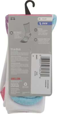Hanes Wmen Athlic Crw Wht Clr - 1 EA - Image 4