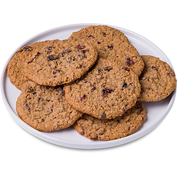 Jumbo Crnbry Oatmeal Rsn Cookies 8 Count - EA