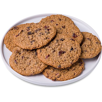 Jumbo Crnbry Oatmeal Rsn Cookies 8 Count - EA - Image 1