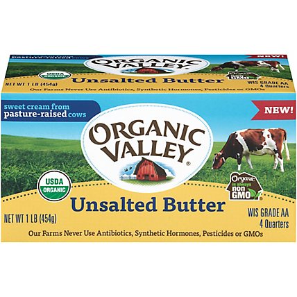 Organic Valley Unsalted Organic Butter - LB - Image 2