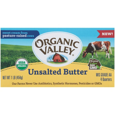 Organic Valley Unsalted Organic Butter - LB - Image 2