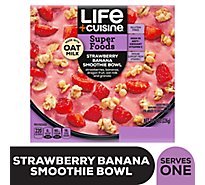 Life Cuisine Strawberry Banana Fruit Smoothie Bowl Frozen Smoothie Bowl 8 Oz