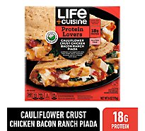 Life Cuisine Cauliflower Crust Chicken Bacon Ranch Piada Frozen Entree - 6 OZ