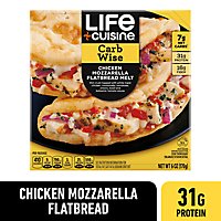 Life Cuisine Cauliflower Crust Chicken Mozzarella Piada Frozen Entree 6oz - 6 OZ - Image 2