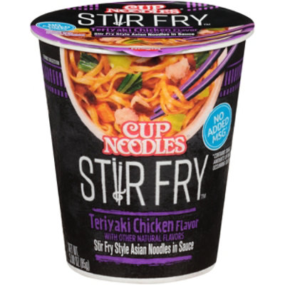 Nissin Stir Fry Teriyaki Chicken Cup Noodles - 3 OZ - Image 1