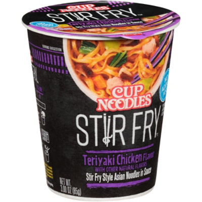 Nissin Stir Fry Teriyaki Chicken Cup Noodles - 3 OZ - Image 2