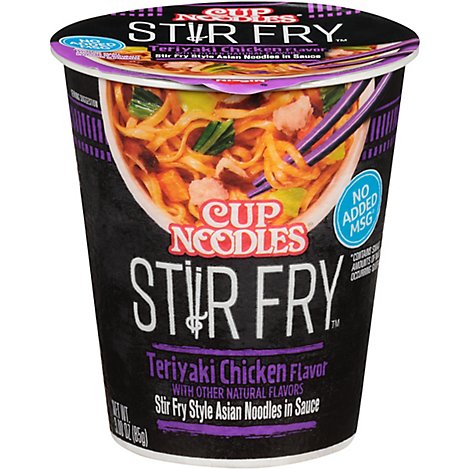 Nissin Stir Fry Teriyaki Chicken Cup Noodles - 3 OZ