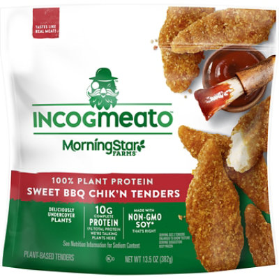 Incogmeato Morningstar Farms Sweet BBQ Chicken Tenders - 13.5 Oz