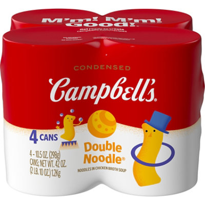 Campbell's Condensed Double Noodle Soup - 4 Ct - 10.5 Oz - Image 1