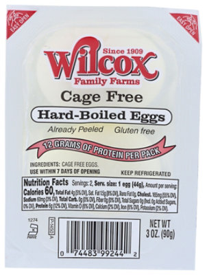 Wilcox Family Farms Cage Free Hard Boiled Eggs - 2 Count - Image 1