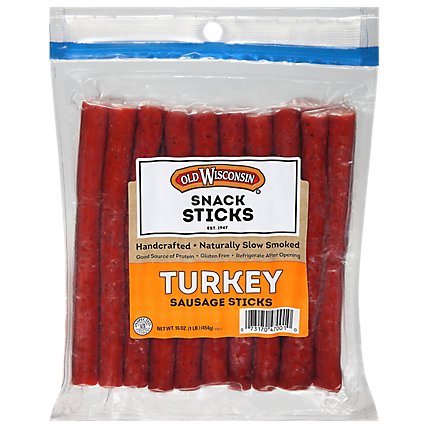 Old Wisconsin Turkey Snack Sticks - 16 OZ - Image 1