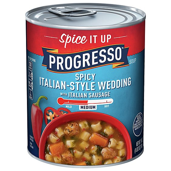 Progresso Spicy Italian-style Wedding With Italian Sausage Soup - 18 OZ