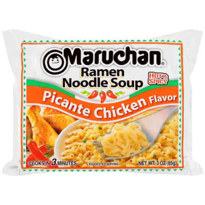 Maruchan Picante Chicken Flavor Ramen Noodle Soup - 3 Oz - Image 1