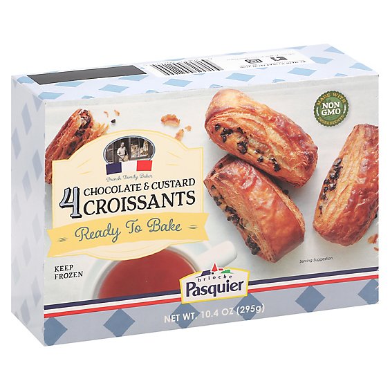 Brioche Pasquier Croissants Choc Custard - 10.4 OZ