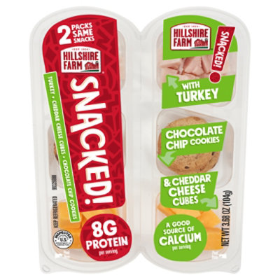 Hillshire Farm Snacked Turkey Choco Chip Cookie & Cheddar Cheese - 3.68 OZ
