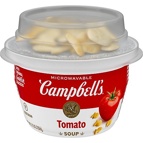 Campbell's Slow Kettle Soup Tomato And Goldfish W Salt - 7.35 OZ