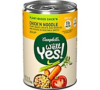 Campbells Well Yes Soup Plant Based Chicken Noodle - 16.1 OZ