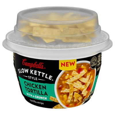 Campbells Chicken Tortilla Slow Kettle Soup - 7.28 OZ