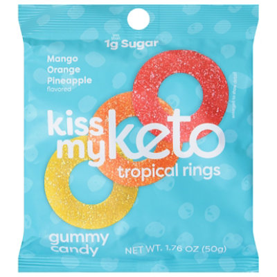 Kiss My Keto Gummy Tropical Rings - 1.76 OZ - Image 3