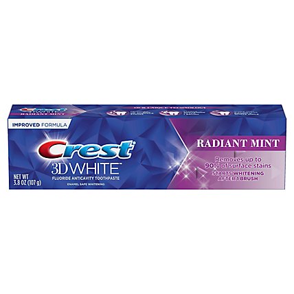 Crest 3d White Tthpst Radiant Mint - 3.8 OZ - Image 3