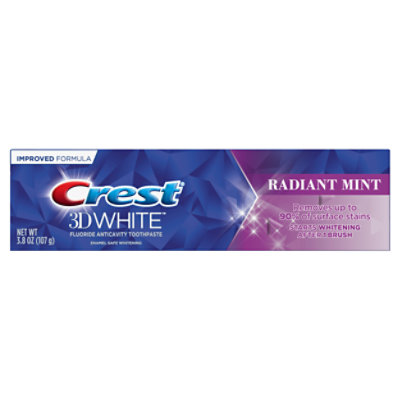 Crest 3d White Tthpst Radiant Mint - 3.8 OZ
