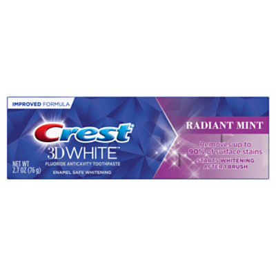 Crest 3d White Whitening Toothpaste Rad - 2.7 OZ