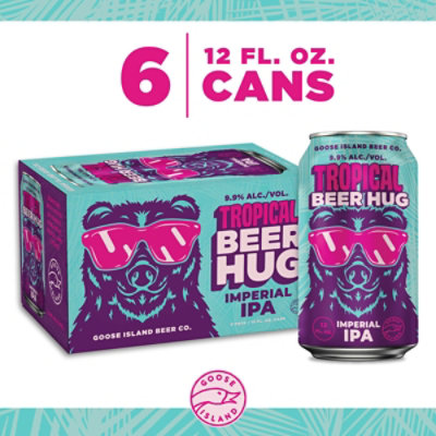 Goose Island Tropical Beer Hug Imperial IPA Cans - 6-12 Fl. Oz. - Image 1