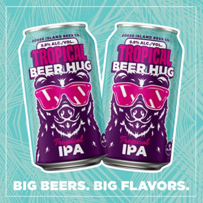 Goose Island Tropical Beer Hug Imperial IPA Cans - 6-12 Fl. Oz. - Image 3