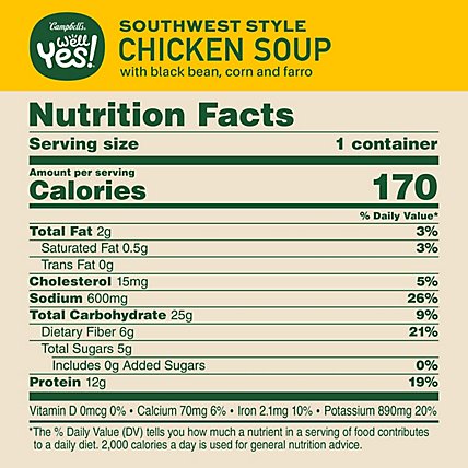 Campbells Well Yes Soup Chicken - 11.1 OZ - Image 5