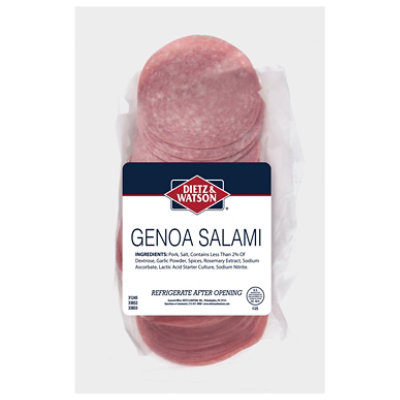 Dietz & Watson Genoa Salami Interleaved - Image 1