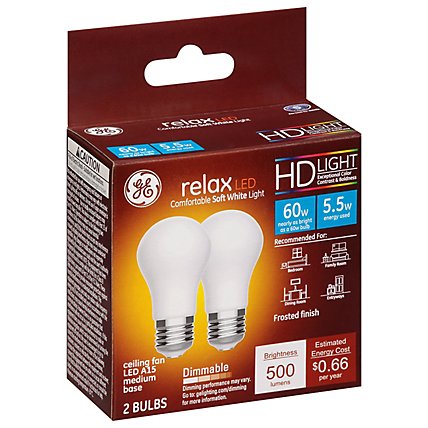 Ge 60w Led Relax A15 - 2 CT - Image 2