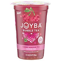 Joyba Cherry Flavored Hibiscus Bubble Tea - 12 Fl. Oz. - Image 1
