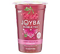 Joyba Cherry Flavored Hibiscus Bubble Tea - 12 Fl. Oz.